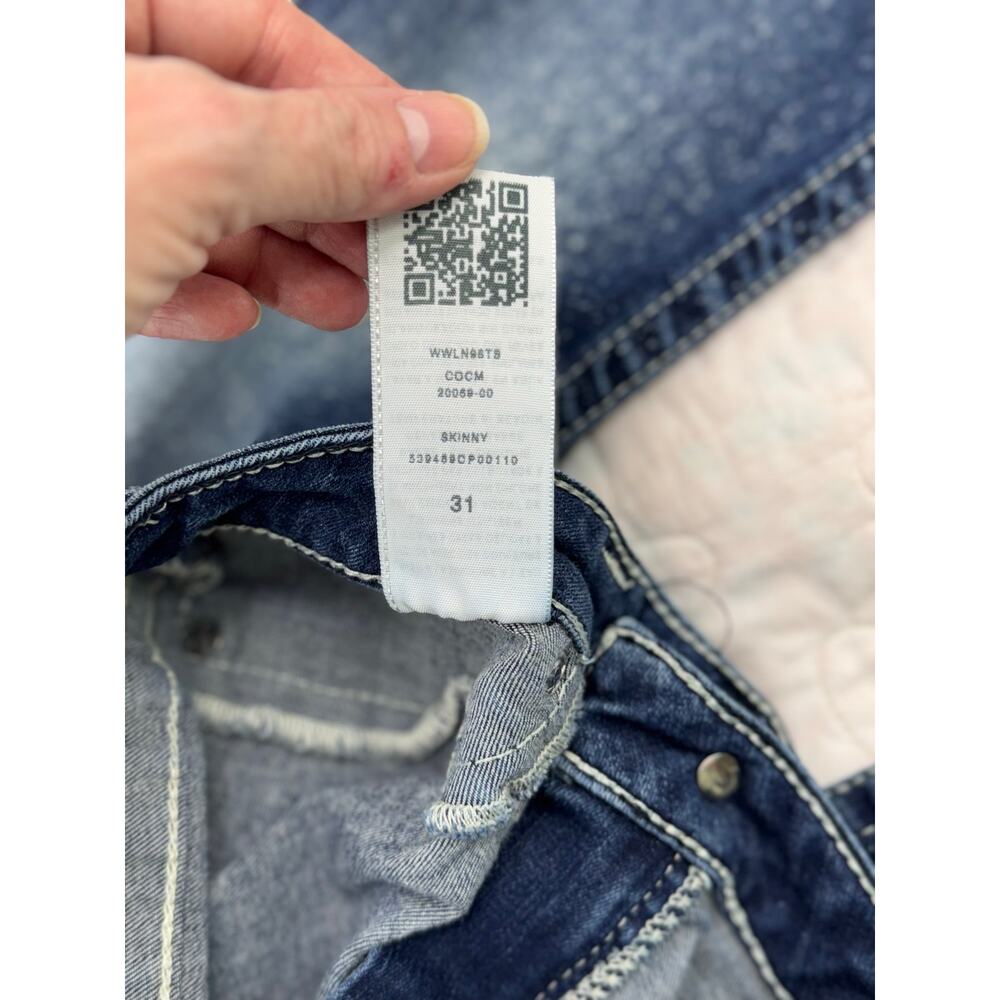 Women’s 31 skinny true religion, bleached wash jeans - Picture 10 of 12